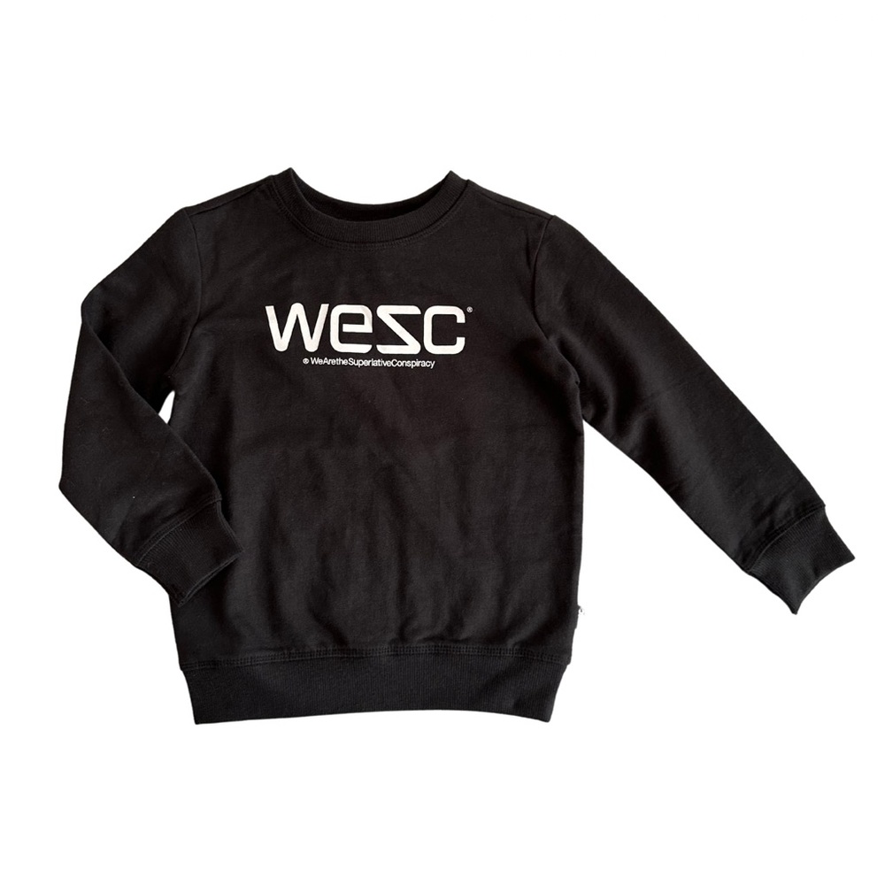 WESC Kids black logo sweatshirt Size 4T